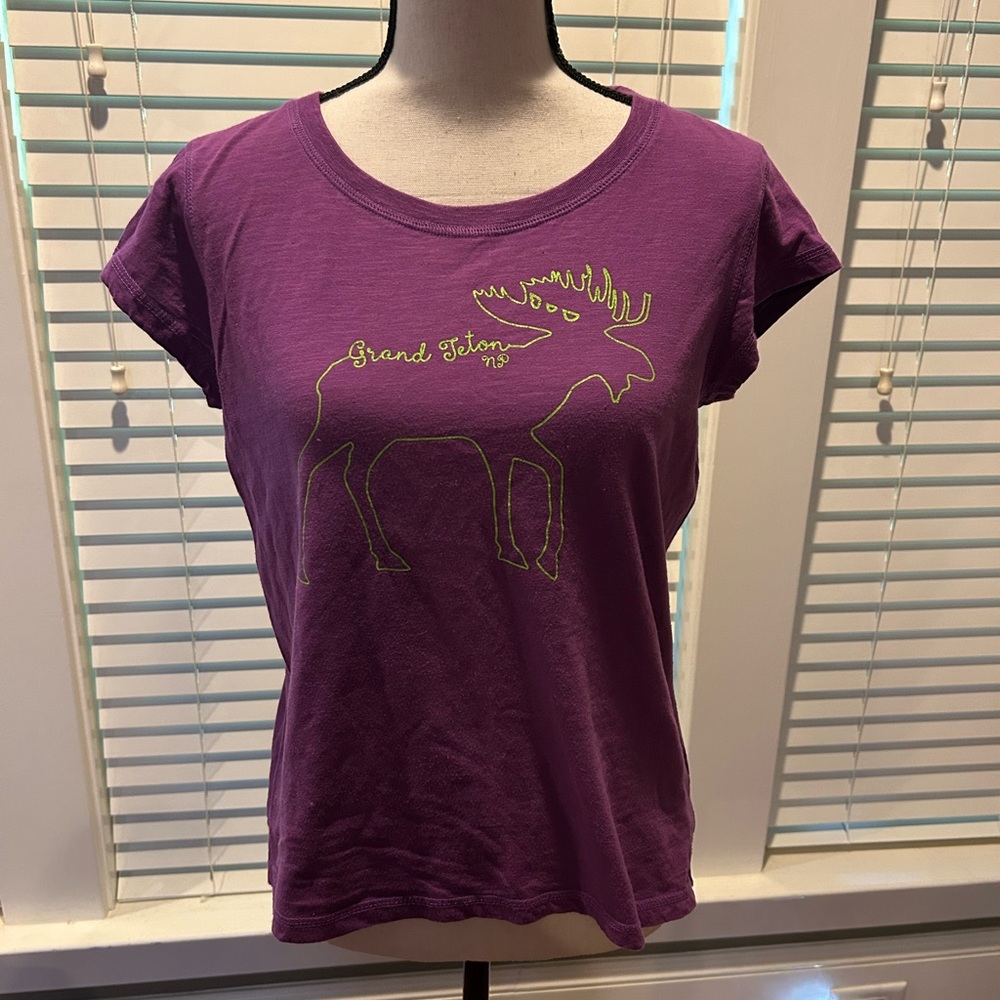 Aces Grand Teton Purple Graphic Tee
